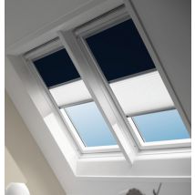 Store occultant duo DFD0001 bleu pour fenêtre MK04 VELUX