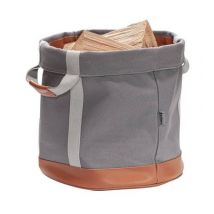Sac à bûche cuir Proline gris ADURO