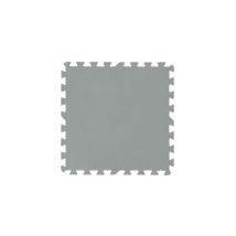 Tapis de sol puzzle gris