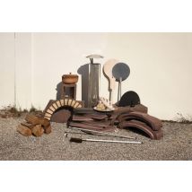 Raclette en acier pour four manche 80 cm