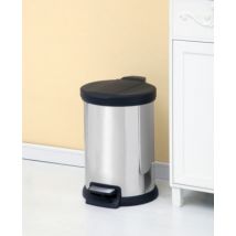 Poubelle à pédale 20 l acier