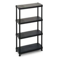 Etagère 4 tablettes 135 x 75 x 30 cm TERRY