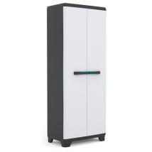 Armoire haute Linear grise et noire ABM