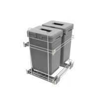 Poubelle double 2 x 16 litres VIBO