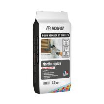 Mortier rapide gris 2,5 kg MAPEI