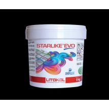 Mortier époxy bi-composant antiacide blanc absolu 100 Starlike EVO 5 kg LITOKOL