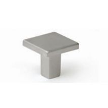 Bouton de meuble carré aluminium 30 mm x 30 mm REI