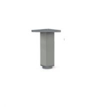 Pied de meuble carré aluminium 40 x 40 x 100 mm REI