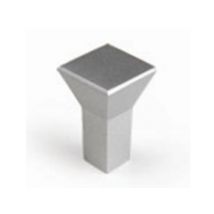 Bouton de meuble carré aluminium 15 mm x 15 mm REI