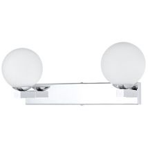 Réglette NINA 2 lumières IP44 G9 chromé - EGLO