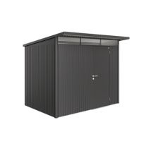 Abri de jardin AVANTGARDE A5 GRISFONCE 1 porte 4,33m2 BIOHORT