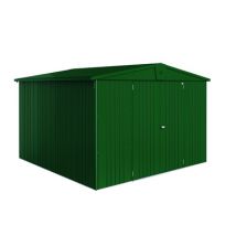 Abri de jardin en métal Europa 8.64 m² vert foncé Taille 7 BIOHORT