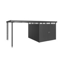 Abri de jardin AUVENT HIGHLINE H2 GRISFONCE BIOHORT
