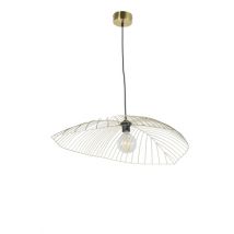 Suspension laiton doré feuille E27 60W LEAF - COREP