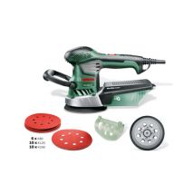 Ponceuse excentrique diamètre 125 mm 350 W + 25 abrasifs PEX 4000 AE BOSCH