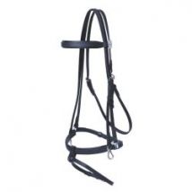 Tekna Briglia con moschettoni in PVC Nero Cob