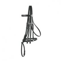 Tekna Briglia da dressage in PVC Nero Cob