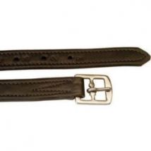 Chetak Staffili in cuoio doppiato con interno in nylon Nero 125 cm