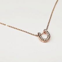 GoldSnaffle Collana a ferro di cavallo lucida