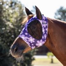 Pro-Tech Maschera antimosche in Lycra in fantasia S Flower