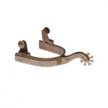 Pool's Equitazione Speroni Western bruniti con decorazioni