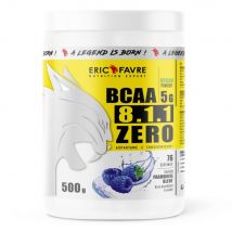 BCAA 8.1.1 Zero Vegan 500gr Bcaa & Acides Amines Blue raspberry - Eric Favre