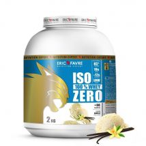 Iso Zero 100% Whey Protéine Proteines - Vanille - 2kg - Eric Favre