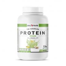 Protéines végétales tri-source, Protein vegan Proteines - Pistache - 1,5kg - Eric Favre