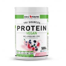 Protéines végétales tri-source, Protein Vegan Proteines - Triple Berry - 500g - Eric Favre