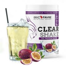 Clear Shake - Iso Protein Water Proteines - Fruit de la passion - 500g - Eric Favre