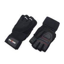 Mitaines de musculation - Poignet renforcé Musculation Fitness Noir - Eric Favre