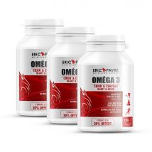 Omega 3 - Coeur et cerveau - Lot de 3 unités Bien Etre General - - Eric Favre