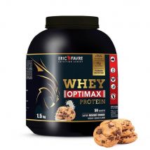 Whey Optimax Protein Proteines - Biscuit Cookie - 1,5kg - Eric Favre
