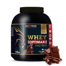 Whey Optimax Protein Proteines - Chocolat - 1,5kg - Eric Favre