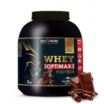Whey Optimax Protein Proteines - Chocolat - 2kg - Eric Favre