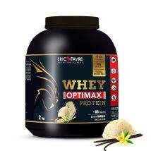Whey Optimax Protein Proteines - Vanille - 2kg - Eric Favre