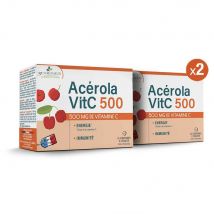 Acérola VitC 500 - Vitamine C 500 mg - Lot de 2 3 Chenes Laboratoires - - Eric Favre