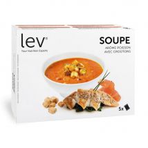 Soupes protéinés Poisson aux croutons Lev Diet - - Eric Favre