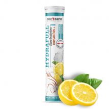 Hydrafull Electrolytes - Optimise l'hydration - Riche en minéraux Sport & Senior- Tube de 20 comprimés Bcaa & Acides Amines - Citron - 20 comprimés -