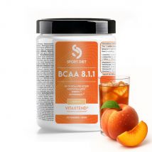 BCAA 8.1.1 VITAXTEND Sportdiet - Thé Pêche - 500g - Eric Favre