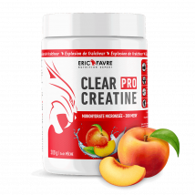 Clear Créatine Bcaa & Acides Amines - Pêche - 300g - Eric Favre