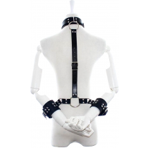 Latetobed BDSM line Set collare + manette per bondage fetish BDSM scomponibile