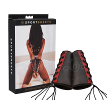 Sportsheets Saffron Cuffs Polsini “gauntlet” regolabili bondage BDSM fetish