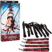 Scandal Set bondage da letto Premium 8 points of love polsi caviglie cosce brac