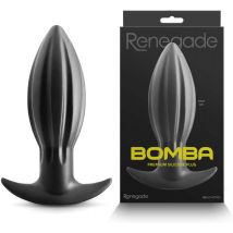Plug anale Large Bomba Premium ultra morbido 18, 6 cm nero silicone morbido
