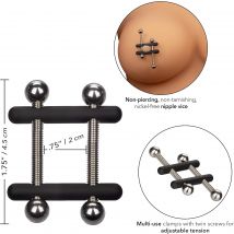CalExotics Nipple Grips Morsetti per Capezzoli Regolabili Bondage BDSM