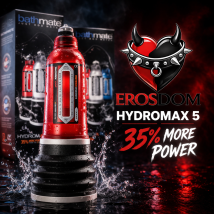 Pompa per il pene Bathmate Hydromax 5 allargamento potenziamento erezione rosso