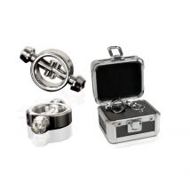 Morsetti pinzette per capezzoli Pipedream magnetici in elegante cofanetto