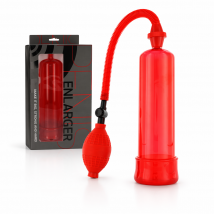 Pompa per pene Enlarger rosso estensore ingrandimento potenziamento controllo
