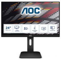 Aoc monitor flat 23.8`` pro-line 24p1 1920 x 1080 tempo di risposta 5 ms